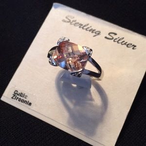 Sterling Silver/Cubic Zirconia Ring